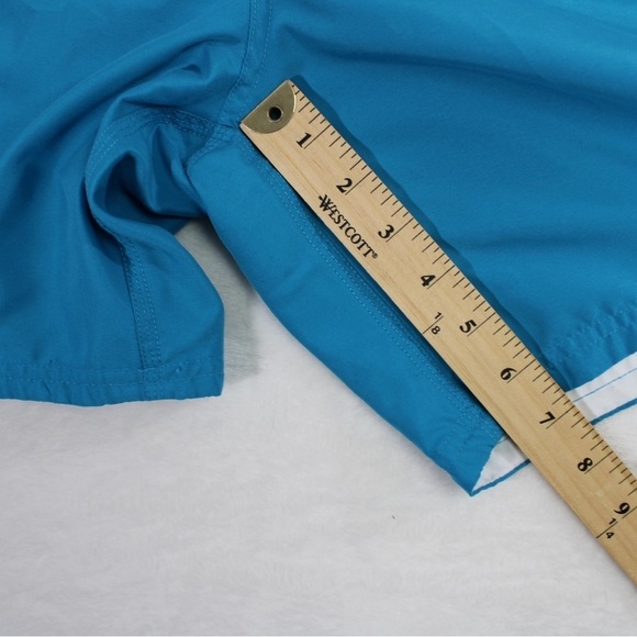 Nike Blue Men's XXL Swim Trunks Drawstring Elastic Waist, Side Pocket - Picture 10 of 11